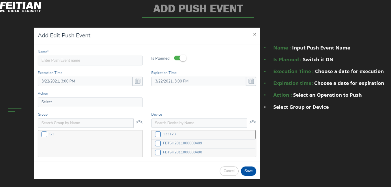 How can I check Push report